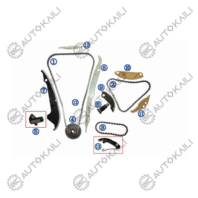 Timing Chain Kit Voor AUDI/VW EA888 ((derde en een half) AUDI A4 (8K2 B8) 1.8/2.0 A5 (8T3) 1.8/2.0 TFSI 15- 06K109158AD 8*170
