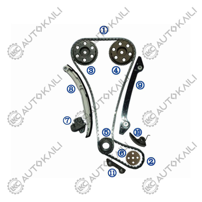 Plastic PA66 / PA46 Timing Chain Kit voor ESCAPE 2.3L 4CYL.Z 4WD 2005-2006