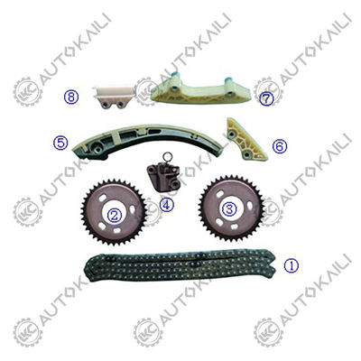 Plastic PA66 / PA46 Timing Chain Kit Voor Ford Transit TDCi Diesel V.184 90/75 2.0T 04-06