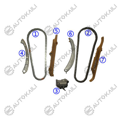 Plastic PA66 / PA46 Timing Chain Kit Voor Land Rover Range Rover II P38A 4x4 Diesel 256T 2.5L 94-02