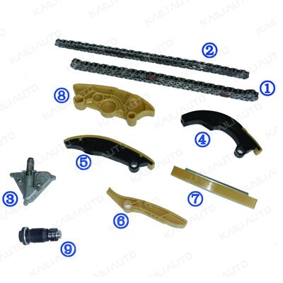 Kunststof PA66 / PA46 distributiekettingkit voor Ranger Rover Evoque Benzine PT204 2.0T 17-18