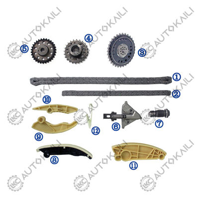 Plastic PA66 / PA46 Timing Chain Kit voor Discovery Sport ((L550) Diesel 204DTD 2.0L 15-