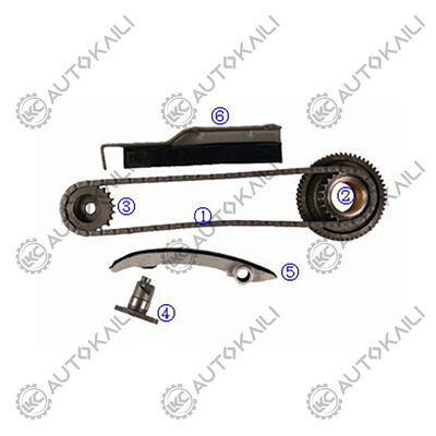 Plastic PA66 / PA46 Timing Chain Kit Voor L200 4WD Diesel 4M40T 2.8L 03-06