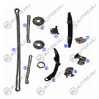 Distributiekettingset voor INFINITI G35 VQ35DE V6 3.5L 03-05
