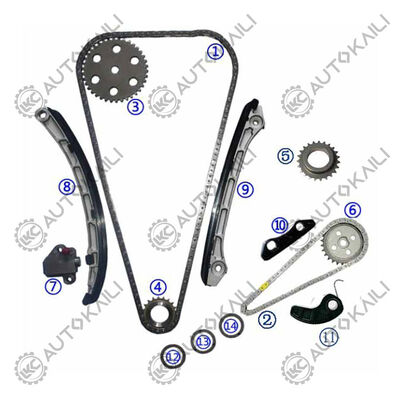 Timing Chain Kit Voor MAZDA 3 Benzine LF5H / LF5W 2.0L 08-14
