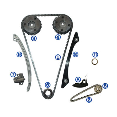 Plastic PA66 / PA46 Timing Chain Kit Voor MAZDA 2.0L IVCT TURBO 2012-2015
