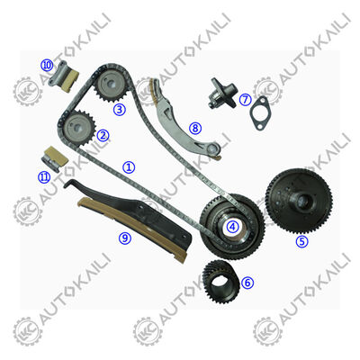 Timing Chain Kit Voor 4M41T MONTERO/PAJERO/SHOGUN/TRITON DOHC 16V 3.2L 1999-2005