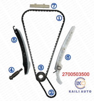 TIMINGSketen UITRUSTING VOOR BENZc200 C300 E200 A180 B180 A260 CLA180 CLS GLA200 GLA260 MOTOR M274 M270 1.6T/2.0T 0009933978