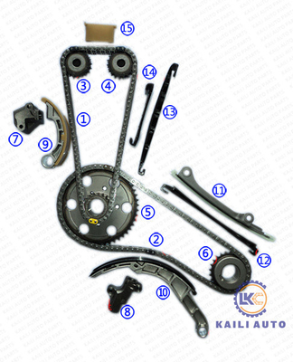 MURANO II de Chassisverkenner III YD25 13028-EB70A 94L 13070-4KV0A van NP300 NAVARA NISSAN Engine Timing Chain Platform