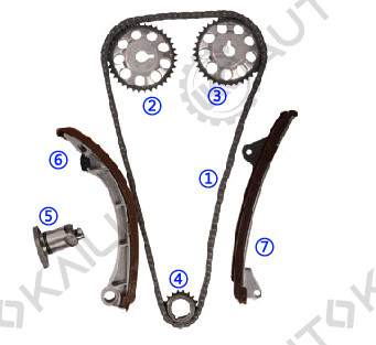 Tijdketen voor TOYOTA 1ZZ-FE 2.0L Celica/Corolla 00-08 13506-22030 130L