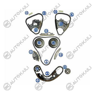 Timing Chain Kit Voor AUDI/VW A6L 4XL/C7 CLXB 150KW 2.5L 12-16 06E109465BC 108L
