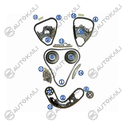 Timing Chain Kit voor AUDI/VW CALA/CLXA/CPAA AUDI A6L 4X8/C7 CLXA 140KW 2.5L 10-15 A8L 4H8 CPAA 150KW 06E109465BC 108L