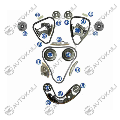 Timing Chain Kit voor AUDI Q7 4LB CJWC 200KW 3.0T 09-11