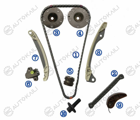 Timing Chain Kit Voor NISSAN HR12DDR 1.2L MICRA IV (K13) 1.2 DIG-S Hatchback 98HP 11 13028-1KT0A 9*152L