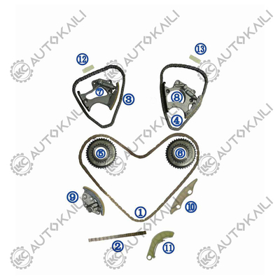 Timing Chain Kit Voor AUDI Q7 45/55 TFSI CREC 30TFSI 16-19 AUDI A6 Quattro CTDB 3.0TFSI 17-18 AUDI A7 Quattro CREC 3.0TFSI 16- AUDI A8L Quattro CREG CTDA 3.0TFSI 15- AUDI S5 CTDA 3.0TFSI 16