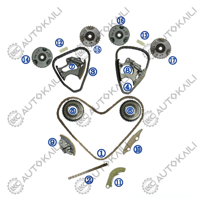 Tijdketen voor AUDI Q7 45/55 TFSI CREC 30TFSI 16-19 AUDI A6 Quattro CTDB 3.0TFSI 17-18 AUDI A7 Quattro CREC 3.0TFSI 16- AUDI A8L Quattro CREG CTDA 3.0TFSI 15- AUDI S5 CTDA 3.0TFSI 16-