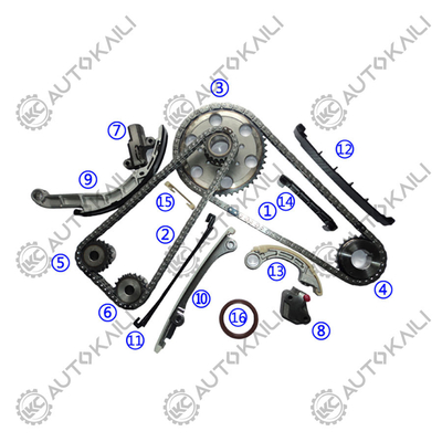 Tijdketen voor NISSAN YD25DDTI Single NAVARA Pickup D40 2.5 dCi 2488CC YD25DDTI 05.7-10.12 PATHFINDER III (R51) 2.5 dCi 2488CC YD25DDTi 05.1-08.9 PATHFINDER III (R51) 2.5 dCi 2488CC YD25