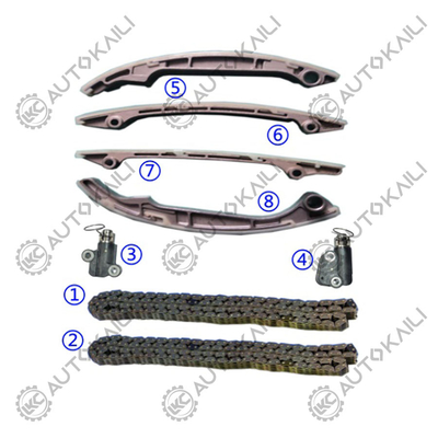 Timing Chain Kit Voor NISSAN Titan VK56DE V8 5.6L 5552cc 04-10 Armada VK56DE V8 5.6L 5552cc 05-10 Pathfinder VK56DE V8 5.6L 5552cc 08-10