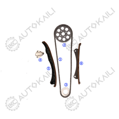 Timing Chain Kit voor OPEL/VAUXHALL AGILA Z 13 DT / Z 13 DTJ 1248CC 03.8- ASTRA H / Mk V Z 13 DTH 1248CC 04.1-09.5 ASTRAVAN Mk V (H) 1.3 CDTi Z 13 DTH 05.8- COMBO Mk II (C) (F25) 1.3 CDTI 16V Z 13