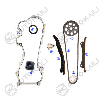 Timing Chain Kit voor OPEL/VAUXHALL AGILA Z 13 DT / Z 13 DTJ 1248CC 03.8- ASTRA H / Mk V Z 13 DTH 1248CC 04.1-09.5 ASTRAVAN Mk V (H) 1.3 CDTi Z 13 DTH 05.8- COMBO Mk II (C) (F25) 1.3 CDTI 16V Z 13 DTJ