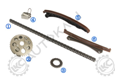 Timing Chain Kit voor OPEL VAUXHALL CORSA E 15-ON 1.3