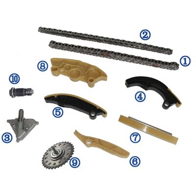 Kunststof PA66 / PA46 distributiekettingkit voor Ranger Rover Evoque Benzine PT204 2.0T 17-18