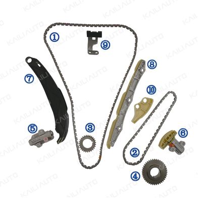 Plastic PA66 / PA46 Timing Chain Kit voor Santa Fe G4KM/G4KN 2.5T 24-