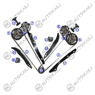 Timing Chain Kit voor Ford 302CU. IN. V8 GAS DOHC Petrol Coyote 5.0L 11-13