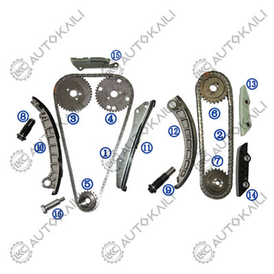 Plastic PA66 / PA46 Timing Chain Kit Voor MITSUBISHI EURO V FUSO Benzine 4P10 3.0L 11-