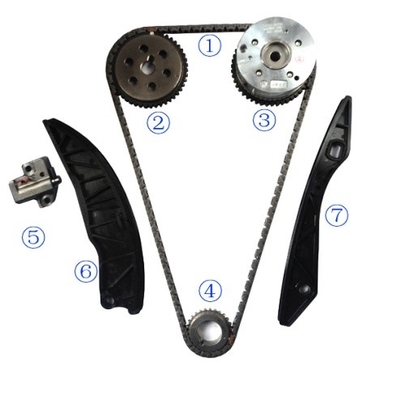 De Keten van de de Motortiming van HYUNDAI G4FA Uitrusting I20 I30 IX20 KIA 24321-2B000 9*158L 24410-2B0