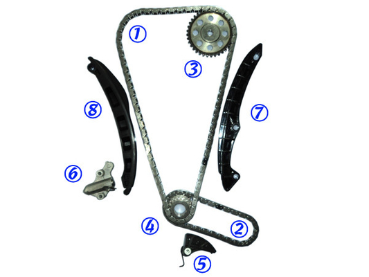 Timingsketen uitrusting voor van het Golfpolo skoda octavia EA111 van VW van AUDI A3 de motor CAXA/CAXC/BAG/BLF/BLP 1.6L 03C109158A