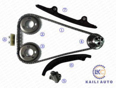 Timingsketen uitrusting voor FORD Transit Transit Custom Transit Tourneo 6C1Q6268BB 122L 6C1Q6K261AC