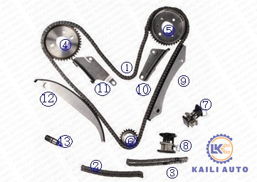 Timingsketen uitrusting voor DODGE/CHRYSLER/JEEP Charger /Intrepid/Magnum Concorde 4663635 180L 4663676