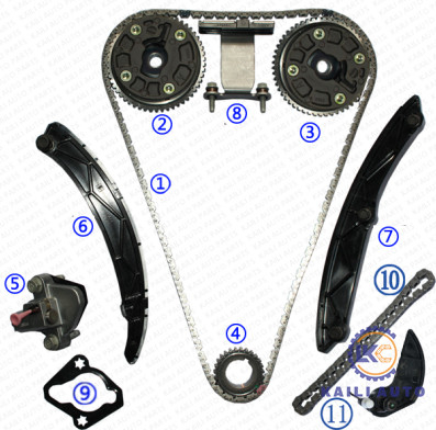 Timingsketen uitrusting voor de VONKENvolt Lacross VERANO 12636521 9*178 12636527 van GM/CHEVROLET/BUICK/Cadillac MALIBU