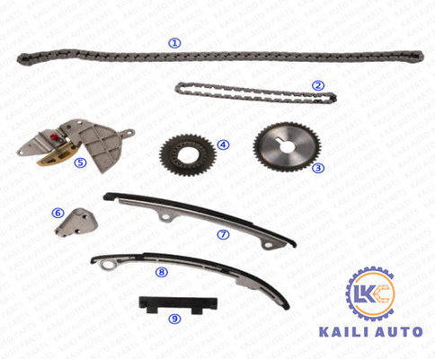 Timingsketen uitrusting voor NISSAN ALTIMA-x-SLEEP PRIMERA (P12) x-SLEEP (T30) 1998CC Motor QR20DE 13028-6N201 9*164L