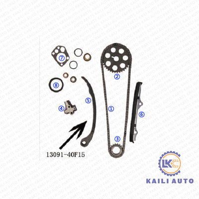 De Timingsketen van NISSAN 240SX de PRAIRIE SILVIA KA24E SOHC 12V 2.4L 89-93 13028-40F01 102L van de SIALIAnavara NOMADE PINTARA