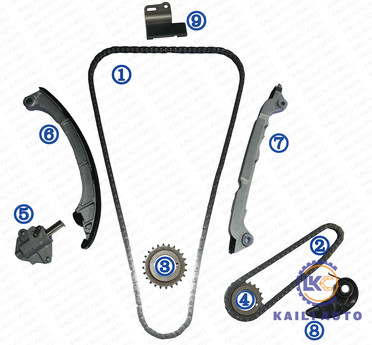 Timingsketen uitrusting voor MAZDA MAZDA 3 Grand die van GS i 3 sedan SV CX-5 Axela 6 het GAS 2.0L DOHC PE01-12-201 148L reizen van Atenza CX4