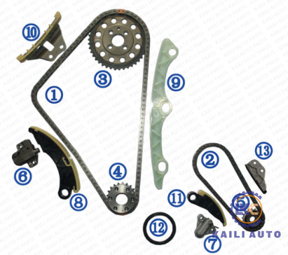 Timingsketen uitrusting voor MAZDA MAZDA 3 van de hemel actieve CX-7 hemel van hemel de Actieve 6 GH mzr-CD Diesel 2.2L 13-16 R2AA-12-231 112L