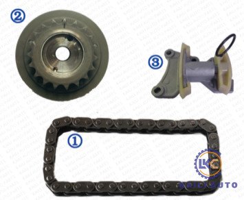 Distributiekettingset voor AUDI VW TT A4 A3 2.0L 1984CC 06D109229A 42L 06F109217A