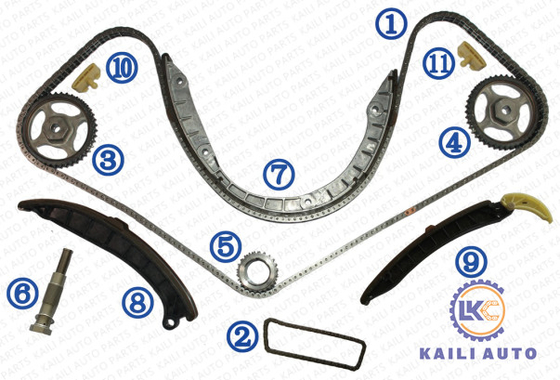 Timingsketen uitrusting voor de Vijfdeursauto Cayennepeper 955 94810516910 2*266L 94810518011 van PORSCHE Panamera