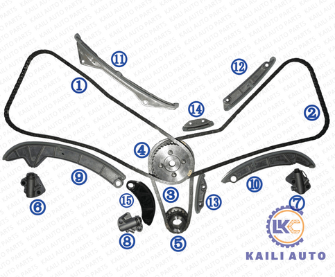 Subaru Legacy-de Keten van de Binnenlandtiming Uitrusting 3.6L EZ36D 13143AA081 154L 13142AA080