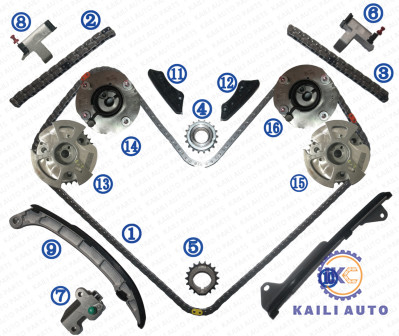 TOYOTA-van de de Kruisertiming van Toendrafj de Keten VVT Uitrusting 4RUNNER 4.0L 13506-31040 178L 13507-31020 46L
