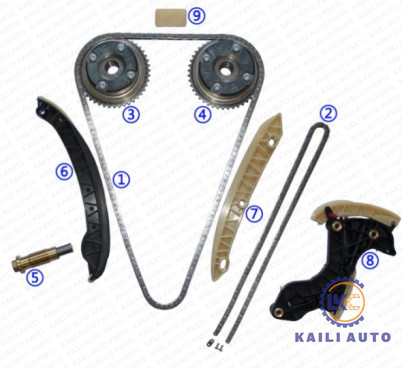 E de Timingsketen van MERCEDES CLK van de KLASSENc KLASSE Motor M 271,941 M 271,956 M271.940 M 271,948 A0009932176